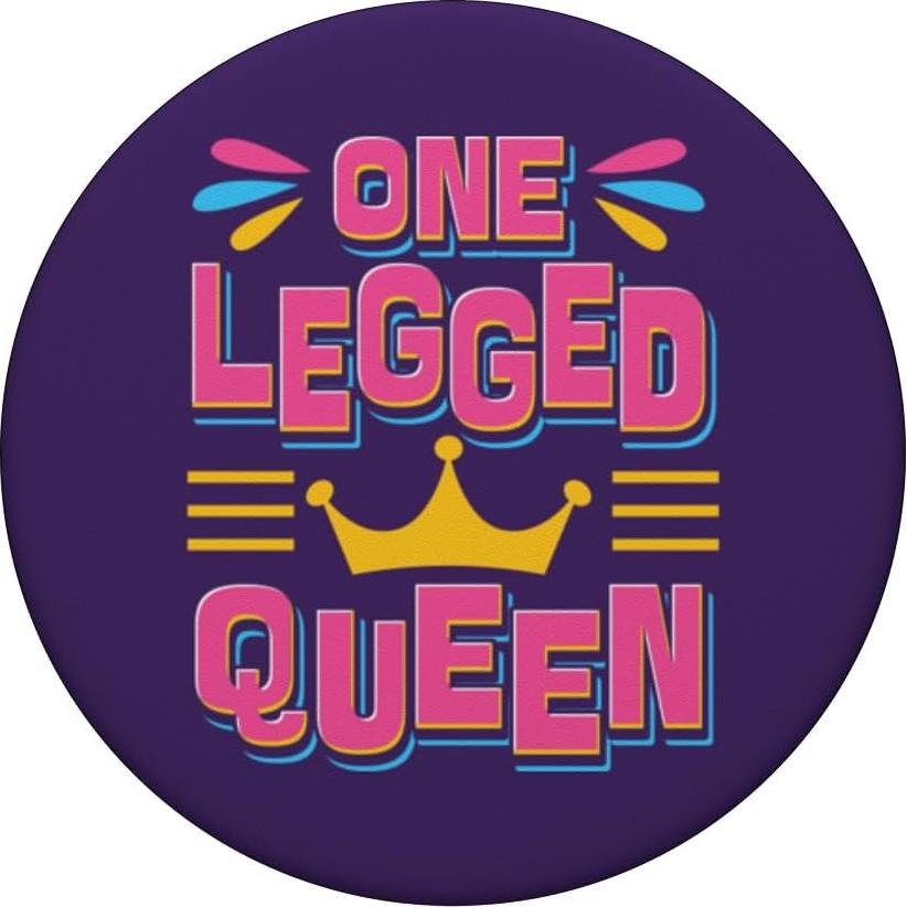 PopSockets Adhesivo PopGrip Humor Amputado Pierna Divertido