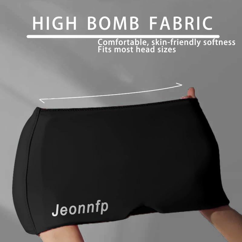 Gorro de Alivio de Migraña Jeonnfp Negro - Terapia Fría y Caliente