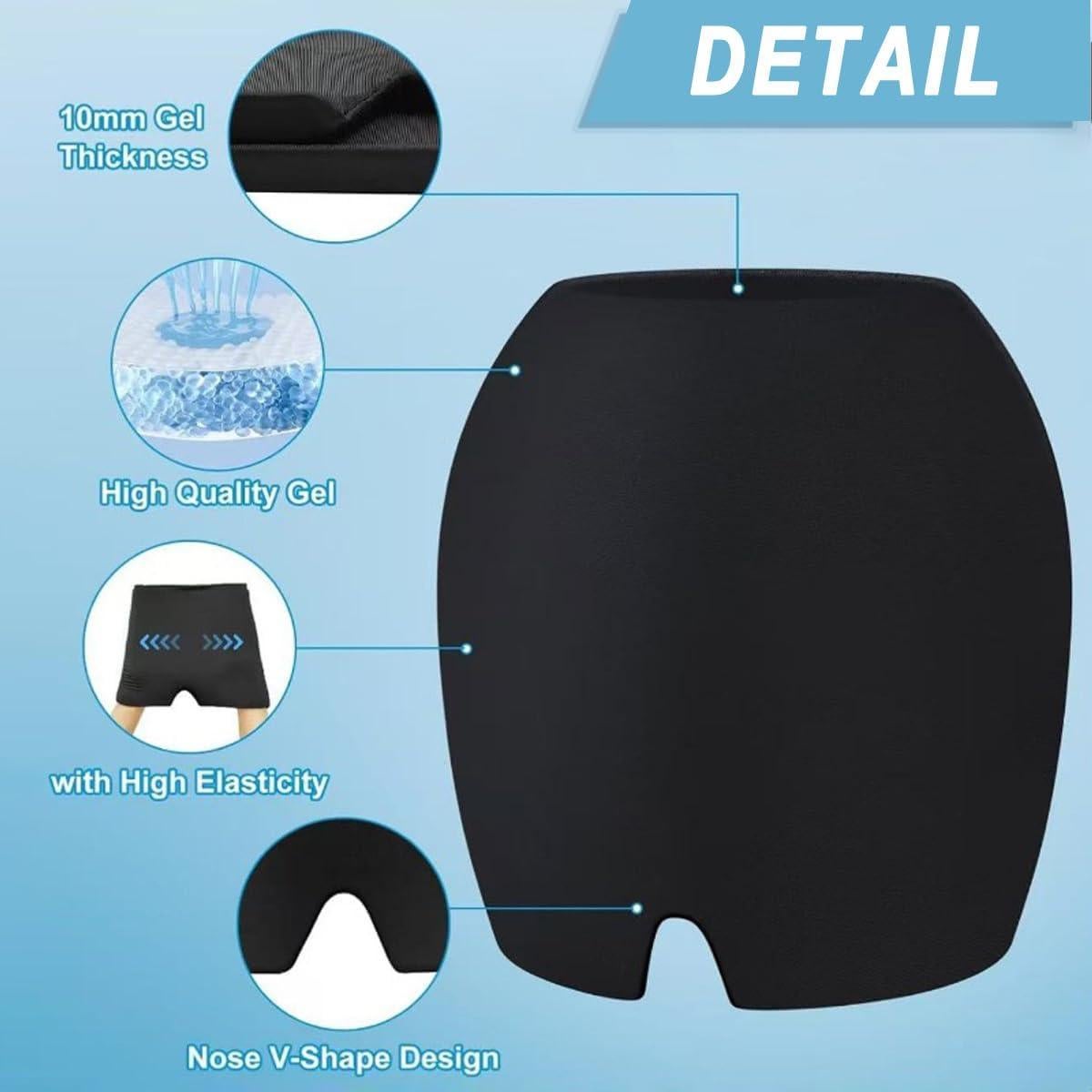 Gorro de Alivio de Migraña Jeonnfp Negro - Terapia Fría y Caliente