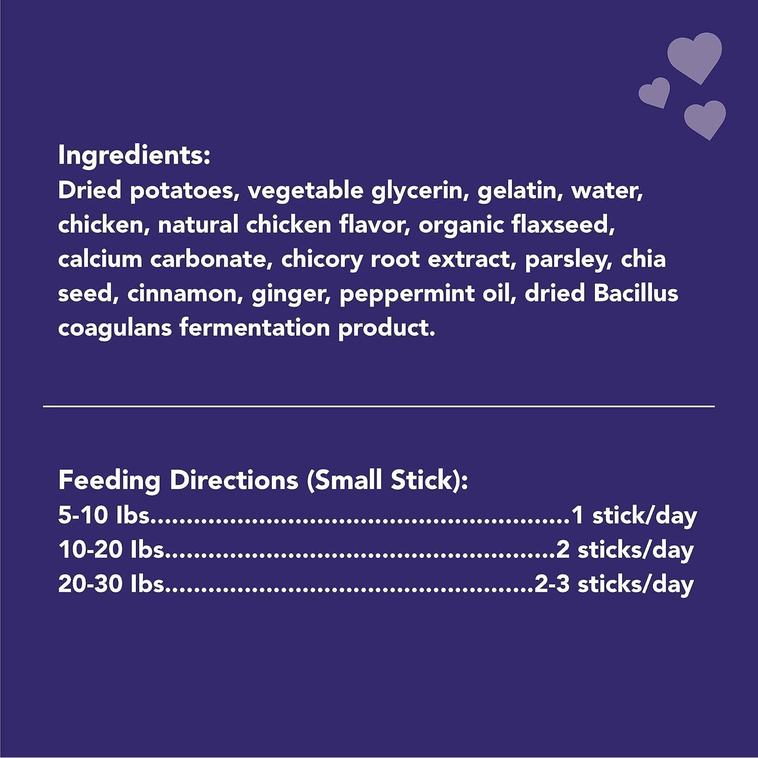 Get Naked Palitos Masticables Digestivos 176g Perro Pequeño