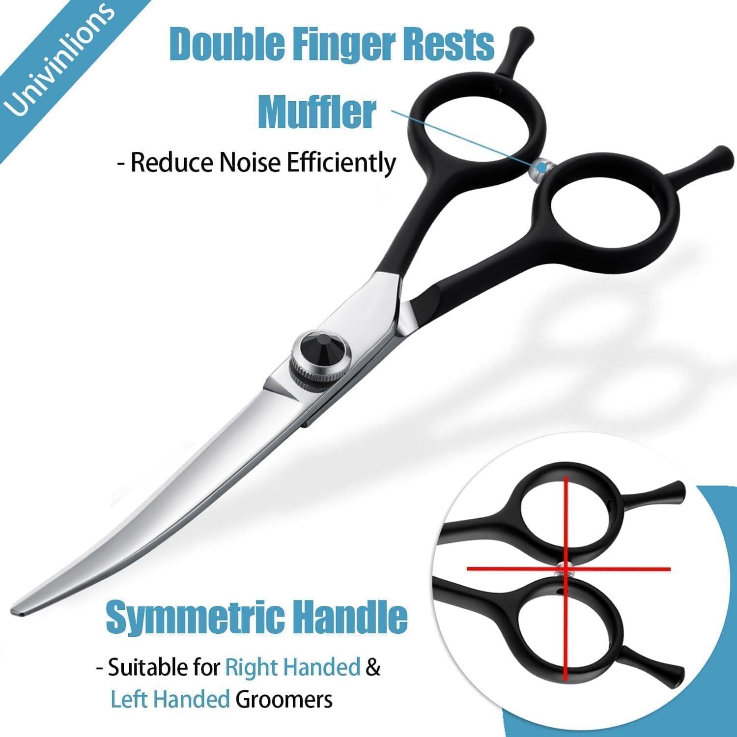 Tijeras Curvadas para Acicalar Mascotas Dream Reach 6"