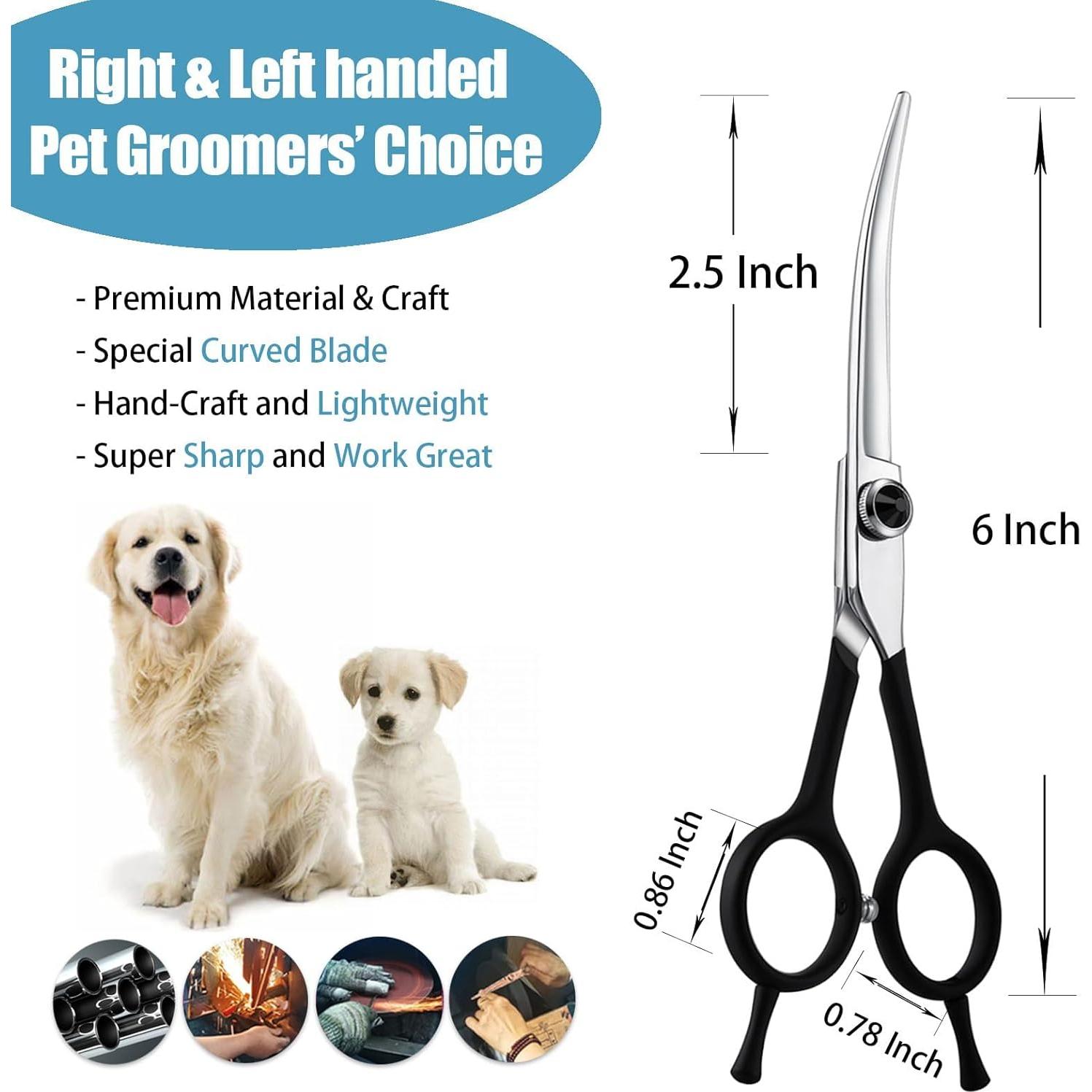 Tijeras Curvadas para Acicalar Mascotas Dream Reach 6"