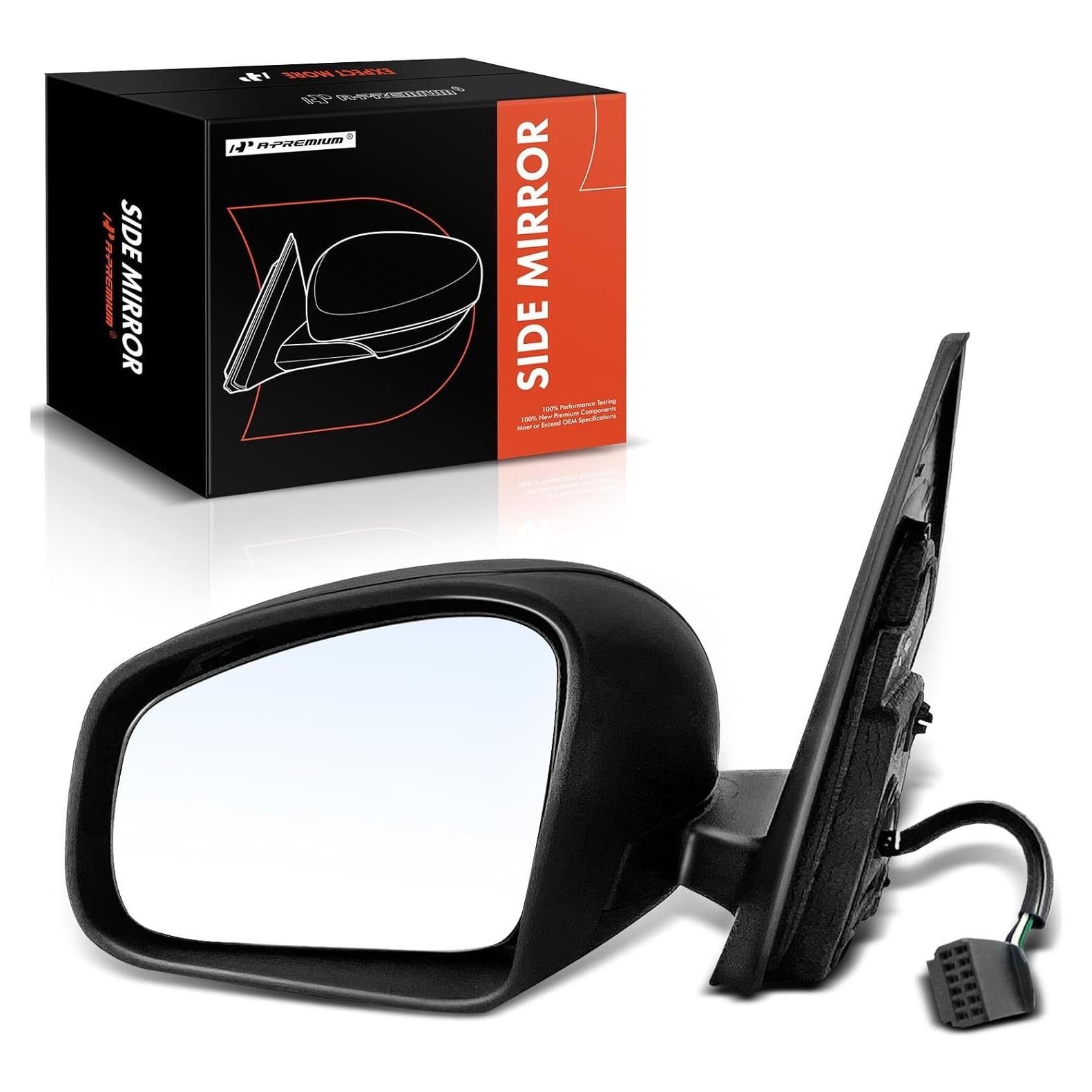 Espejo Retrovisor Eléctrico A-Premium Negro Plegable Smart Fortwo 2016-2017