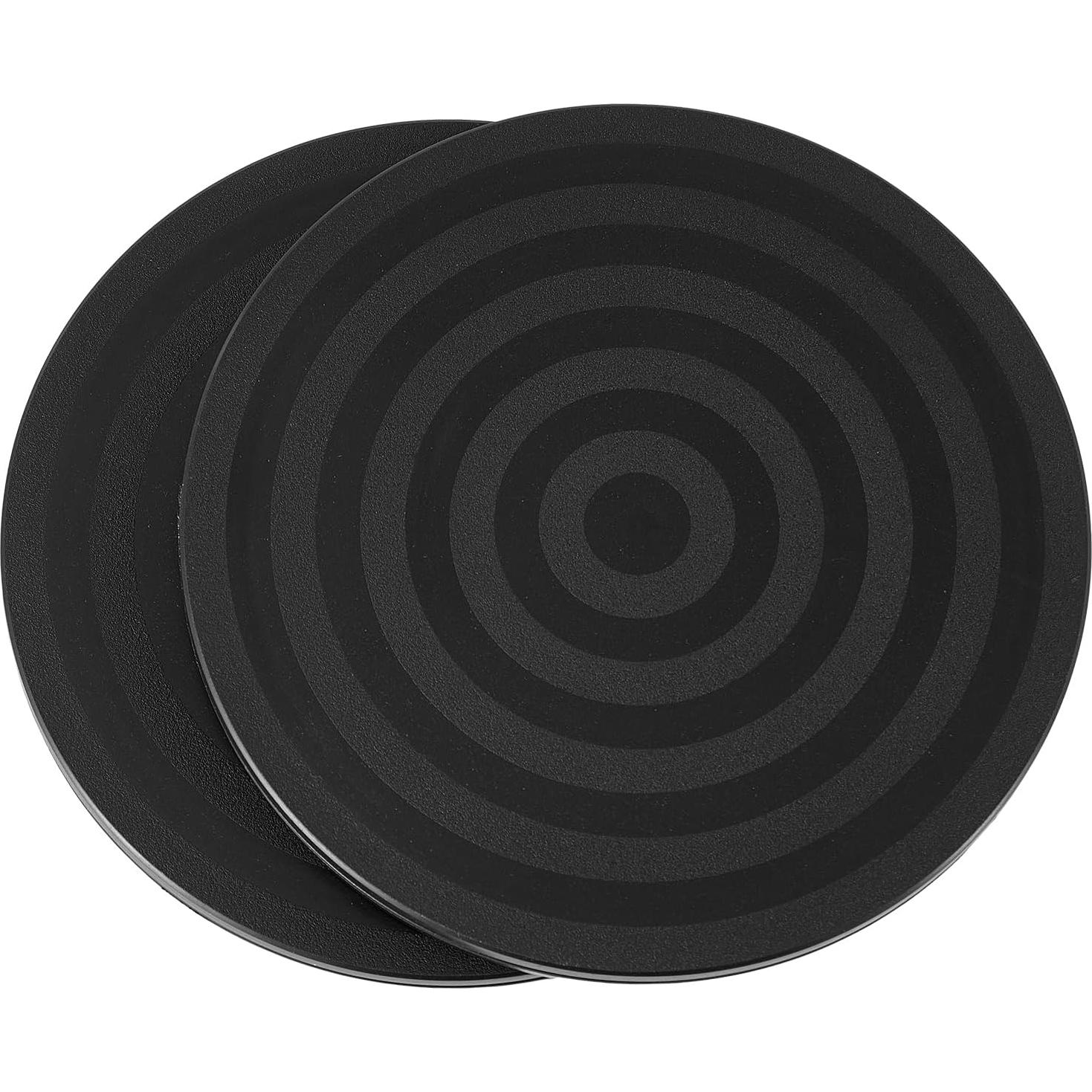 Base Giratoria Lazy Susan 20.32 cm Alta Resistencia Negra