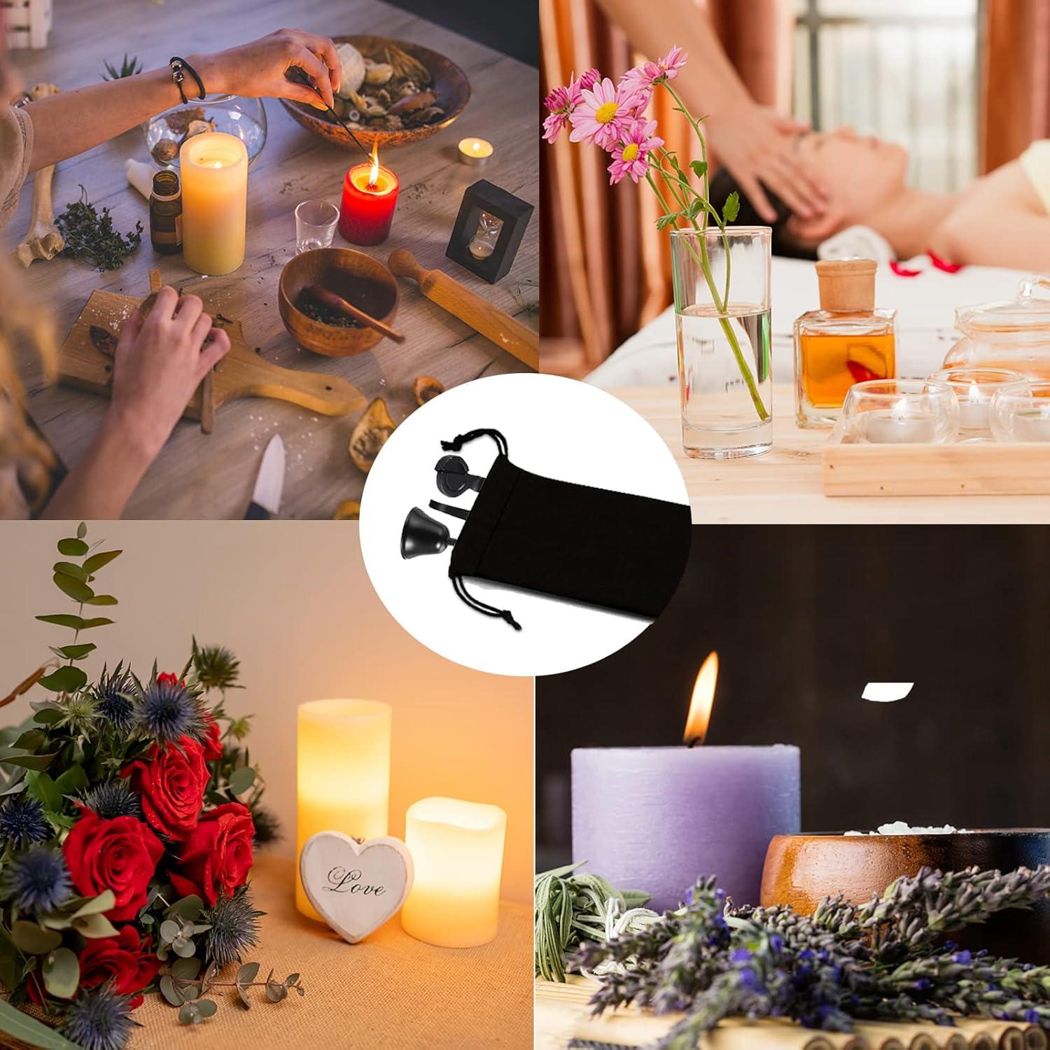 Kit de Accesorios para Velas KOAKOMI 3 en 1 Acero Inoxidable