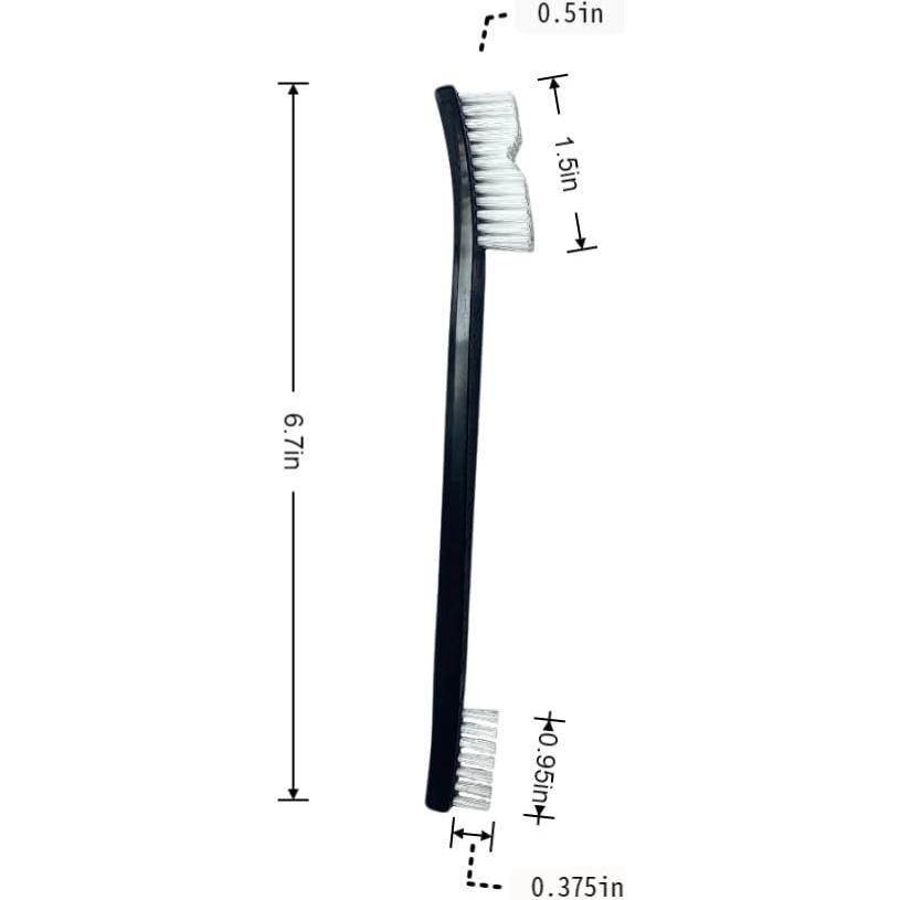 Juego de Cepillos de Detalle PAOTEEM 6 Piezas Nylon y Alambre