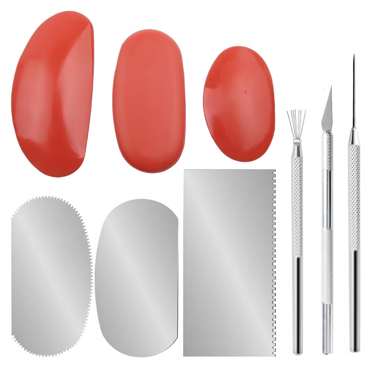 Kit de Herramientas para Cerámica Accfore - 9 Piezas