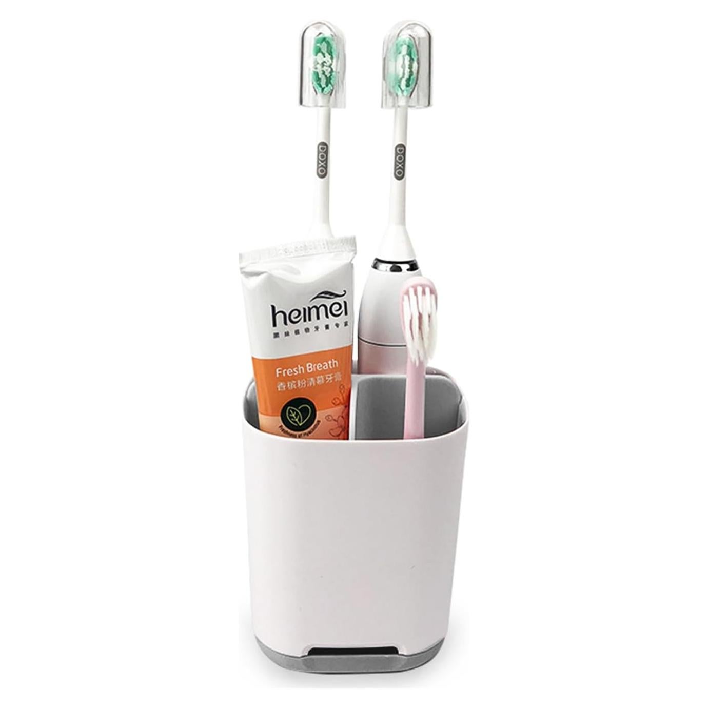 Soporte para Cepillos de Dientes Loyybee Gris Antideslizante