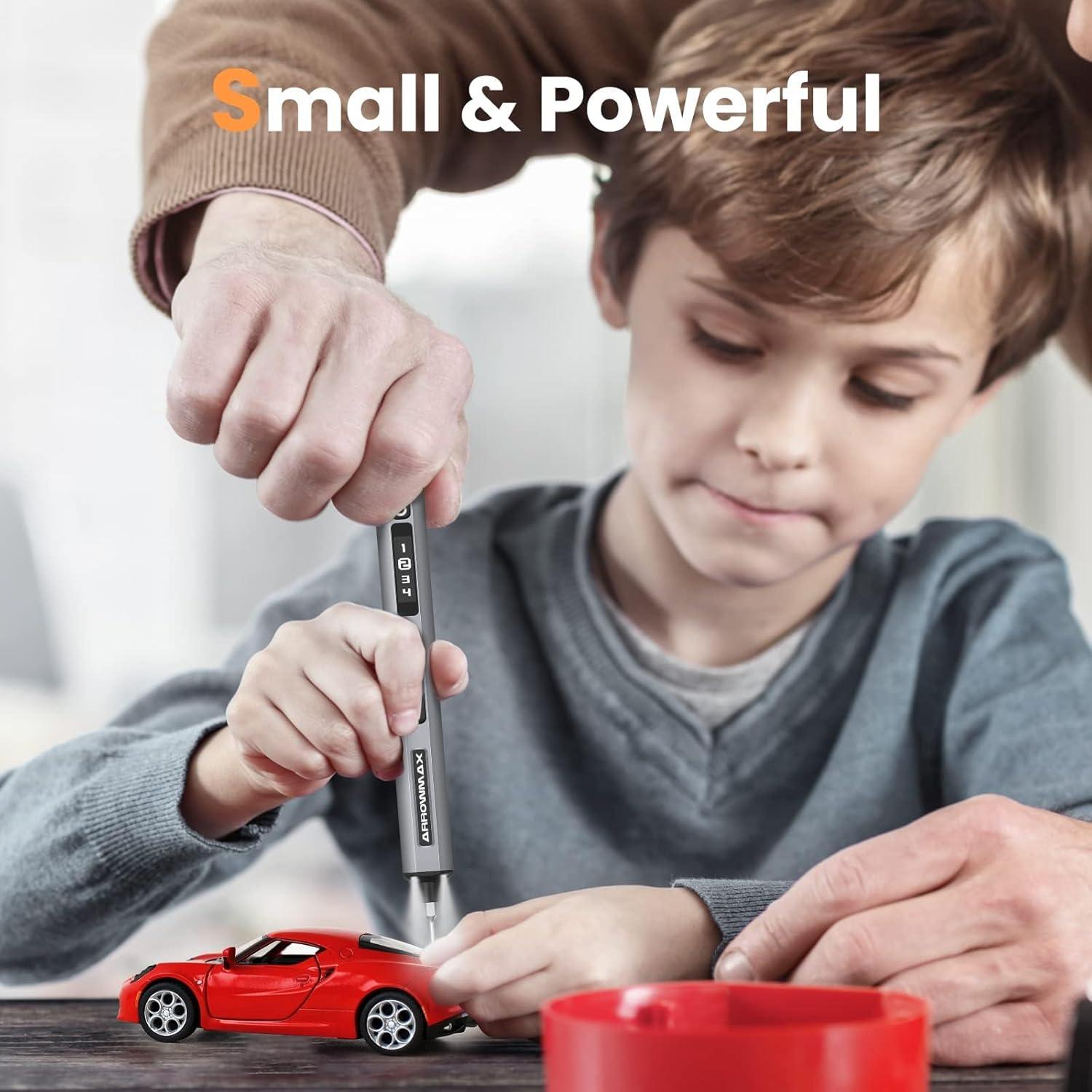 Destornillador Eléctrico AM ARROWMAX SES Gris 34 Puntas 200 RPM