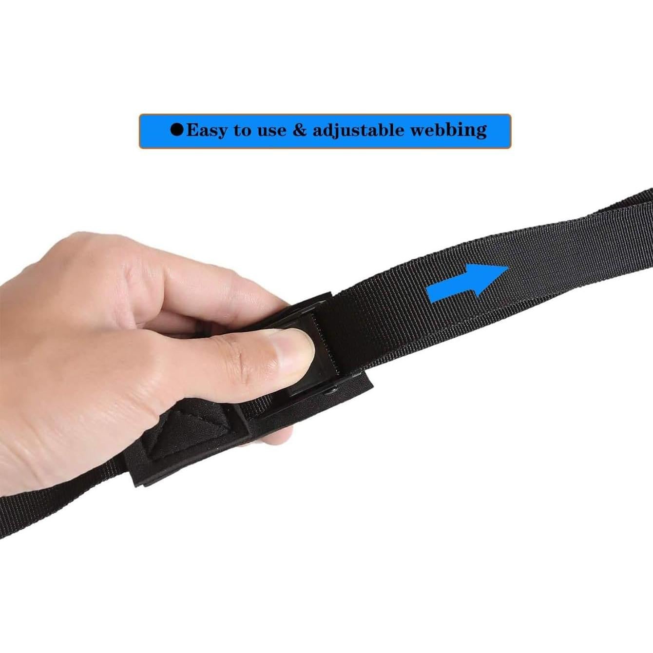 Correas de Amarre MOOCY 2.54cm x 3.05m Ajustables para Carga