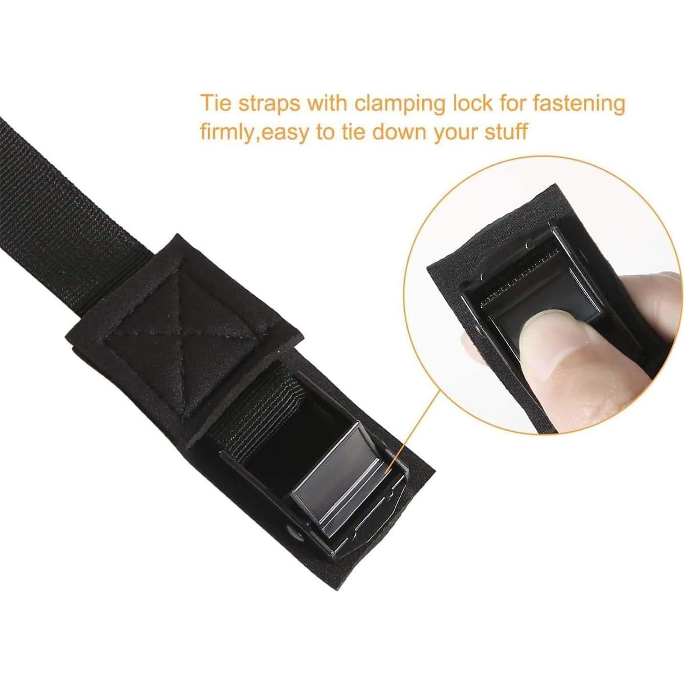 Correas de Amarre MOOCY 2.54cm x 3.05m Ajustables para Carga