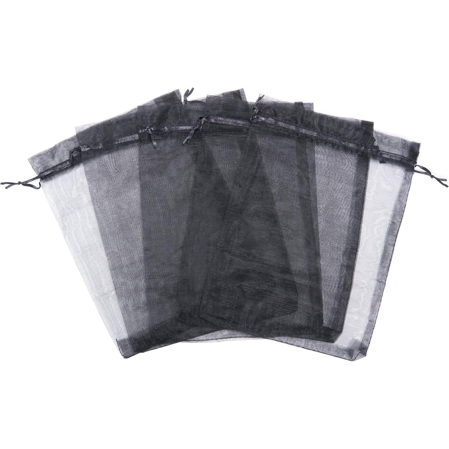 Bolsa de Regalo de Organza Transparente Volanic 50PCS 17x23cm