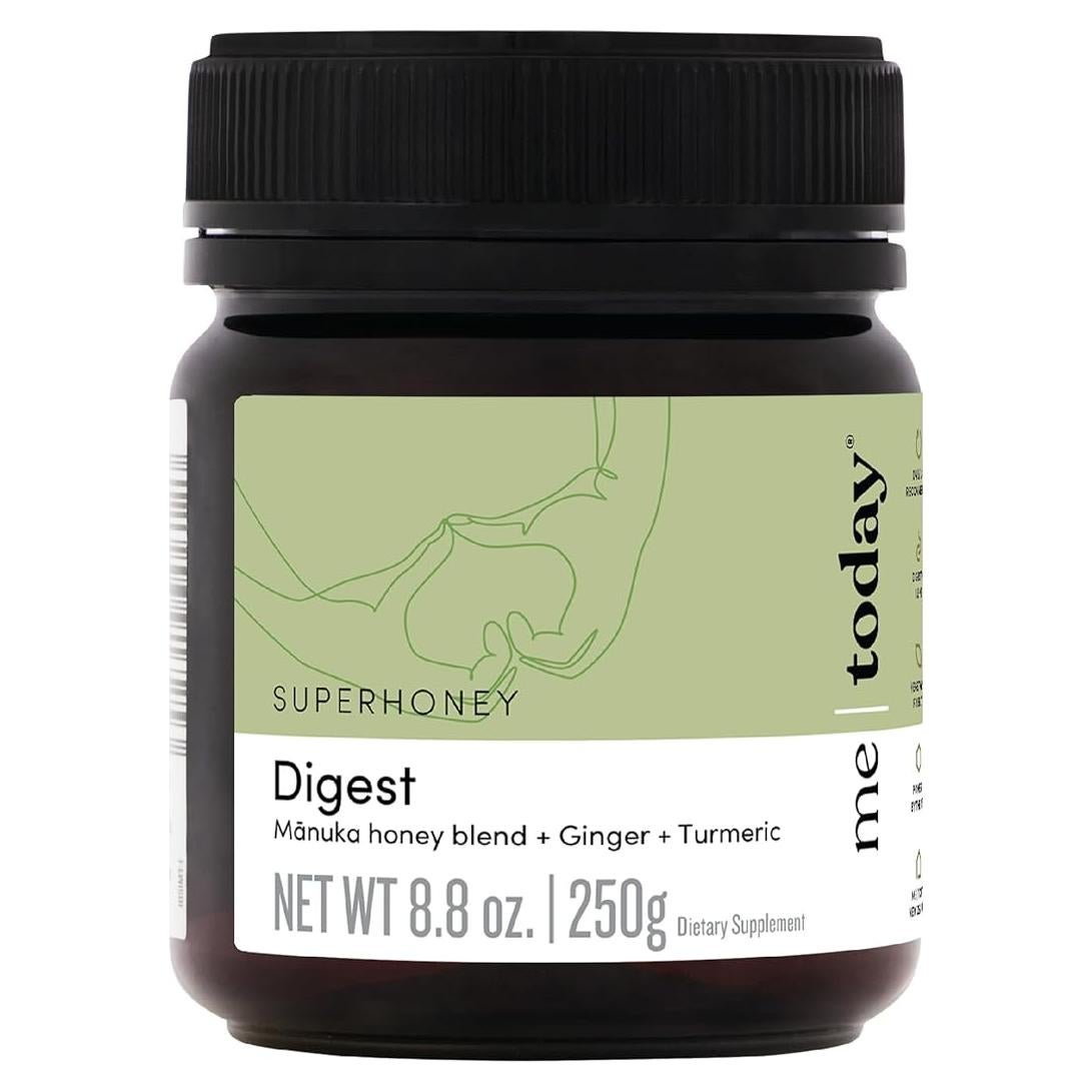 Miel Mānuka me today 250g con Jengibre y Cúrcuma