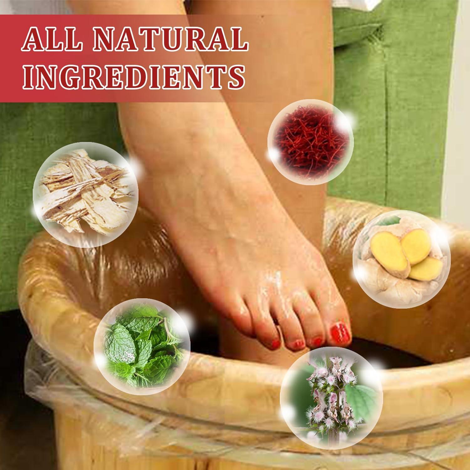 Perlas de Remojo para Pies DetoxingHerbs 30 Pcs - Alivio y Relajación