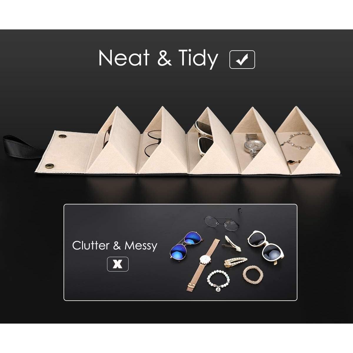 Organizador de Gafas de Sol Storescent 5 Ranuras Plegable