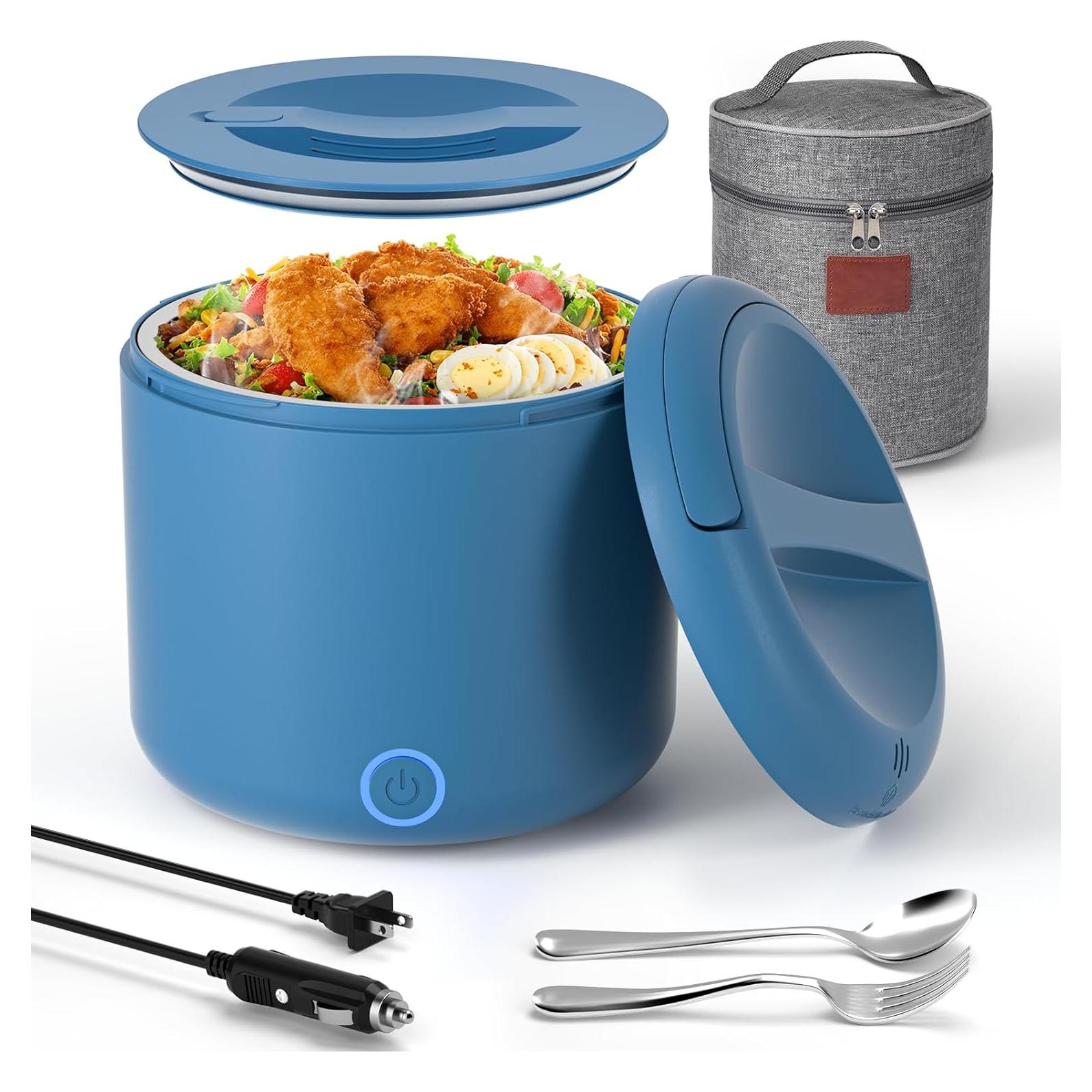 Caja de Almuerzo Eléctrica Monteka 1.2L 100W a Prueba de Fugas