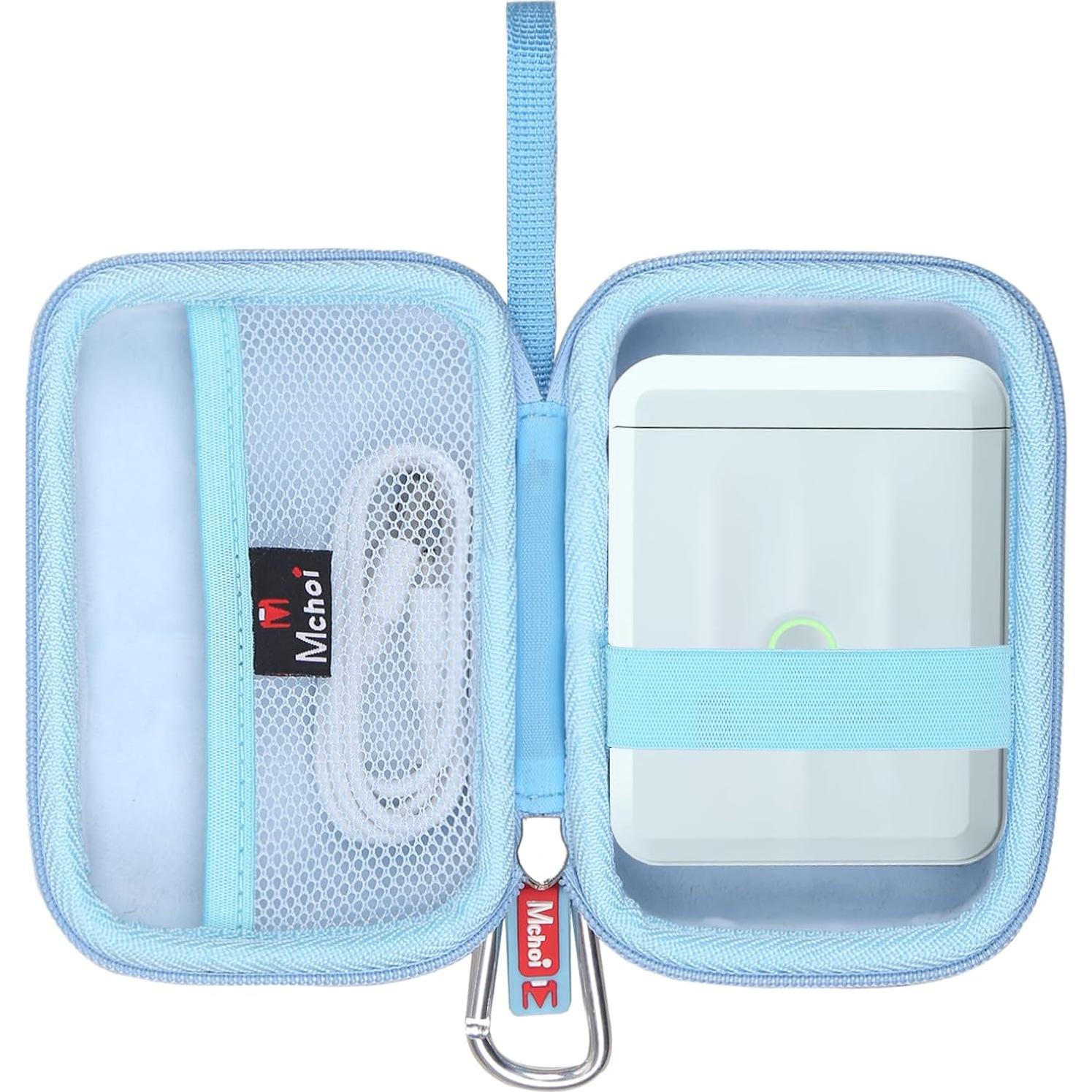 Funda Protectora Mchoi para Etiquetadora NIIMBOT D11/D110 Azul