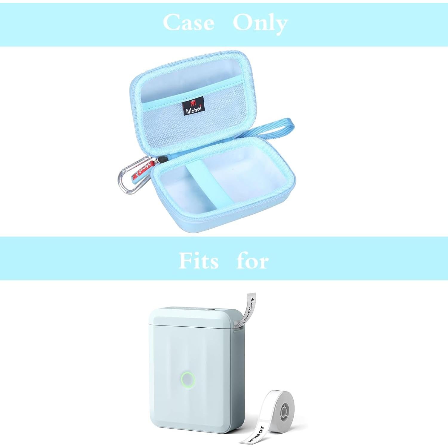 Funda Protectora Mchoi para Etiquetadora NIIMBOT D11/D110 Azul