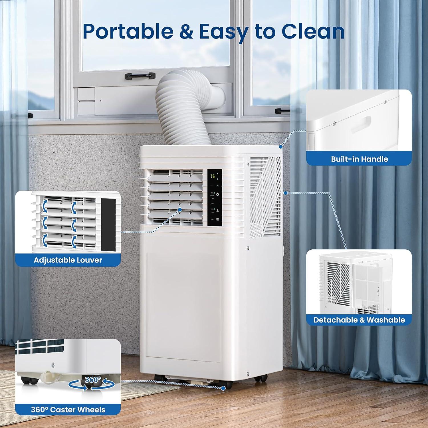 Aire Acondicionado Portátil 8000 BTU Antarctic Star Blanco