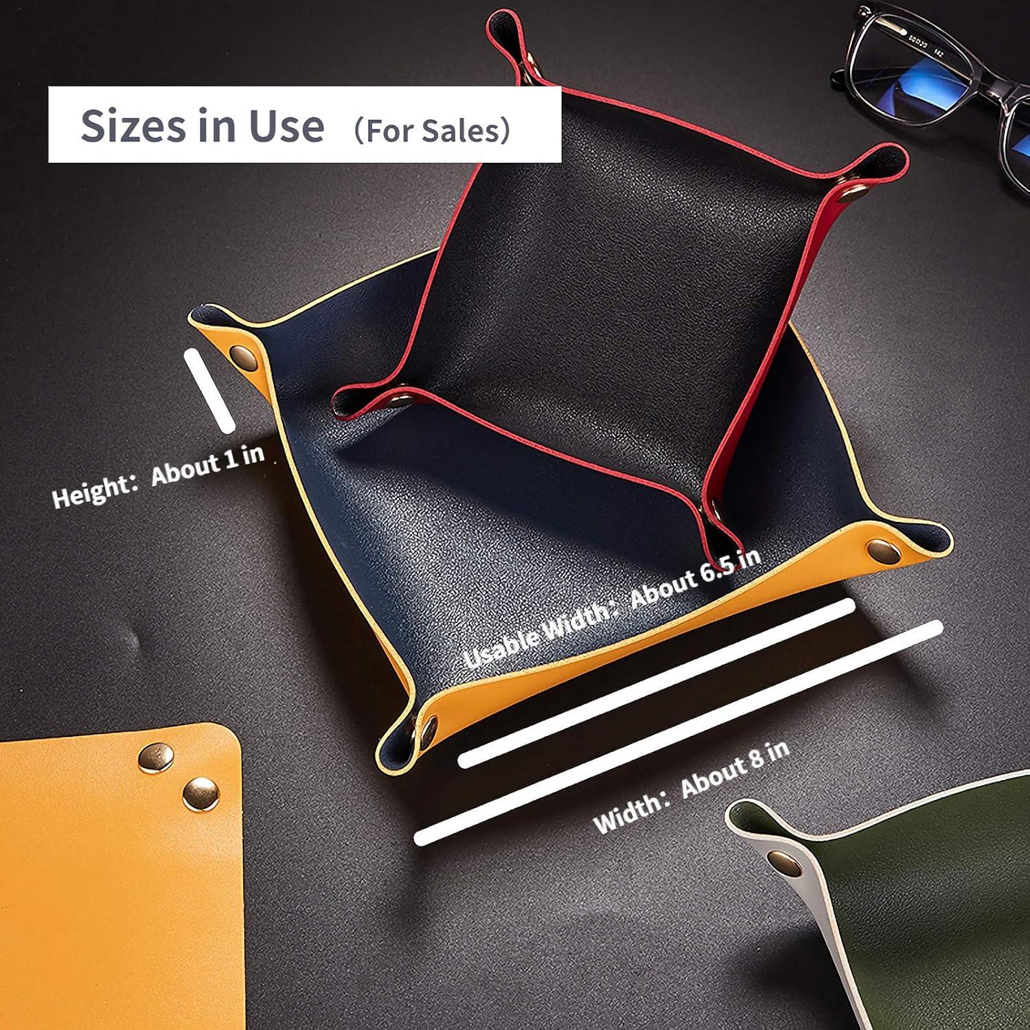 Bandeja de Cuero VOMANA Plegable para Joyas y Accesorios