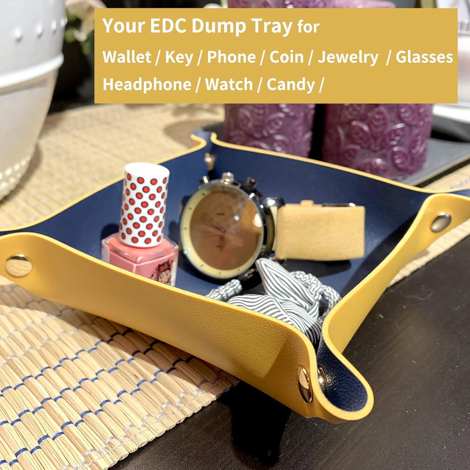 Bandeja de Cuero VOMANA Plegable para Joyas y Accesorios