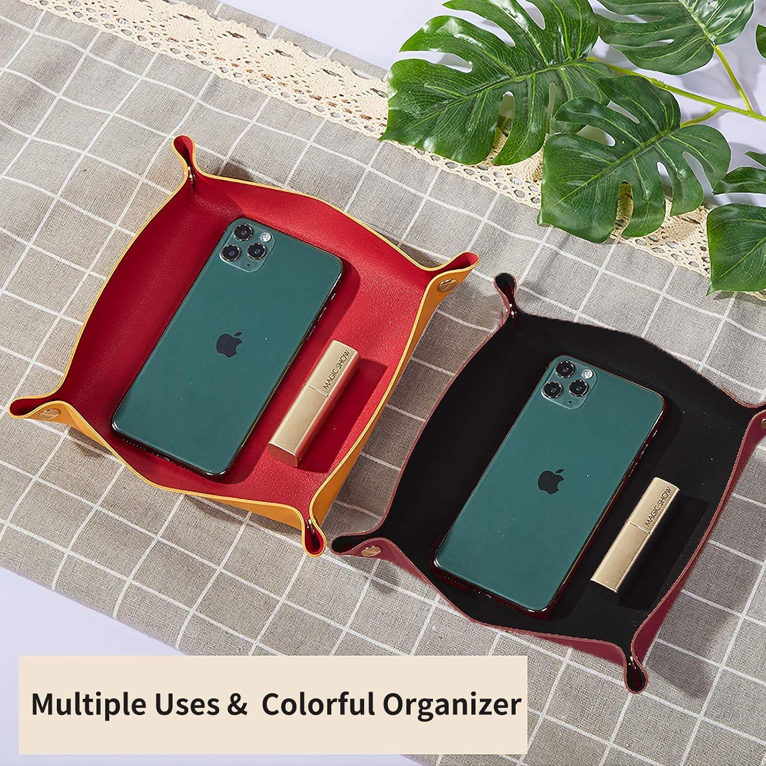 Bandeja de Cuero VOMANA Plegable para Joyas y Accesorios