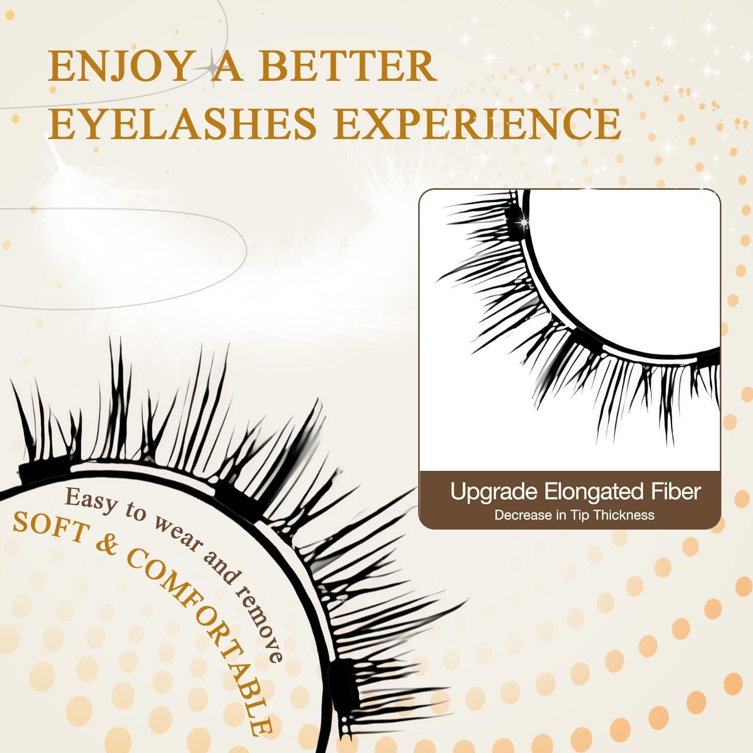 Pestañas Magnéticas Hunnyfit Más Llenas con Aplicador