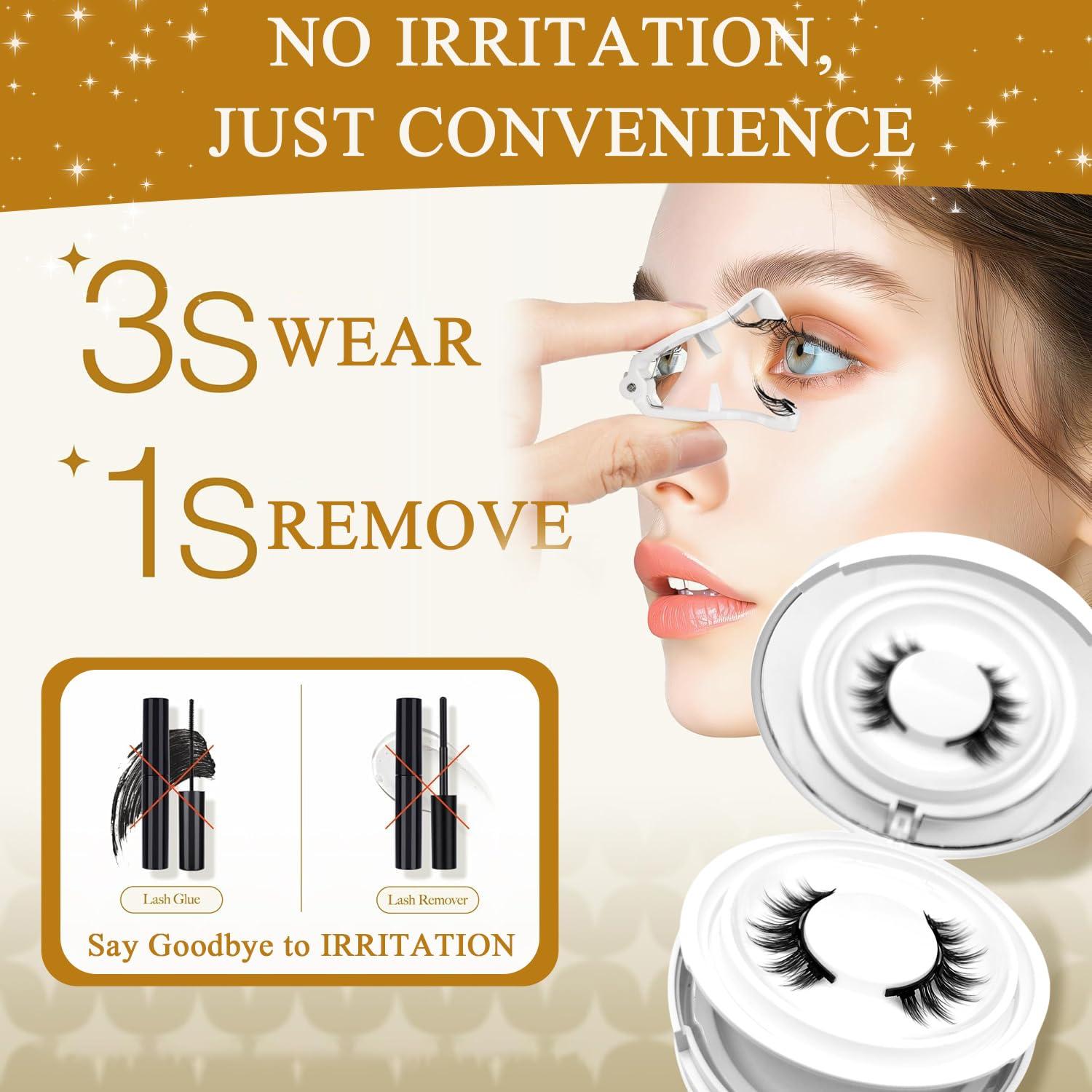 Pestañas Magnéticas Hunnyfit Más Llenas con Aplicador