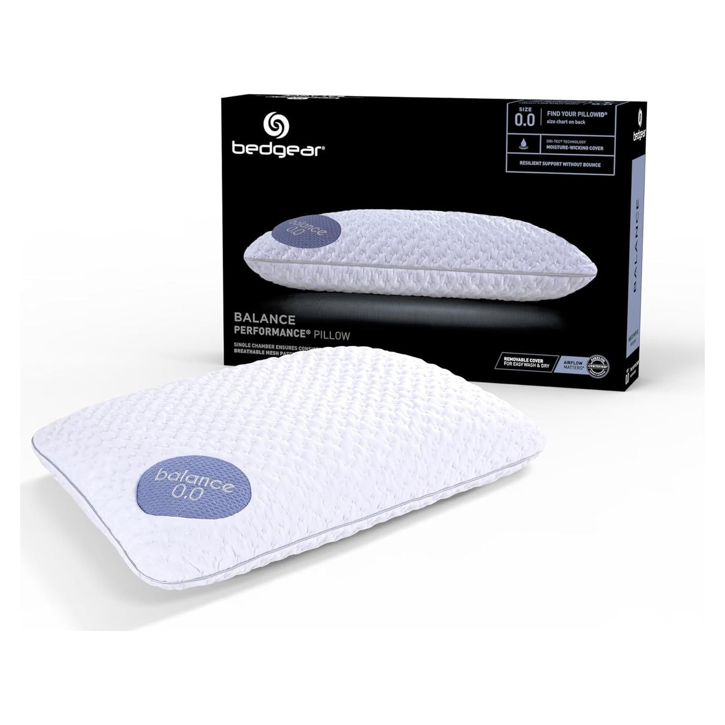 Almohada Bedgear Balance Performance 0.0 - Firmeza Media - 66x50.8cm
