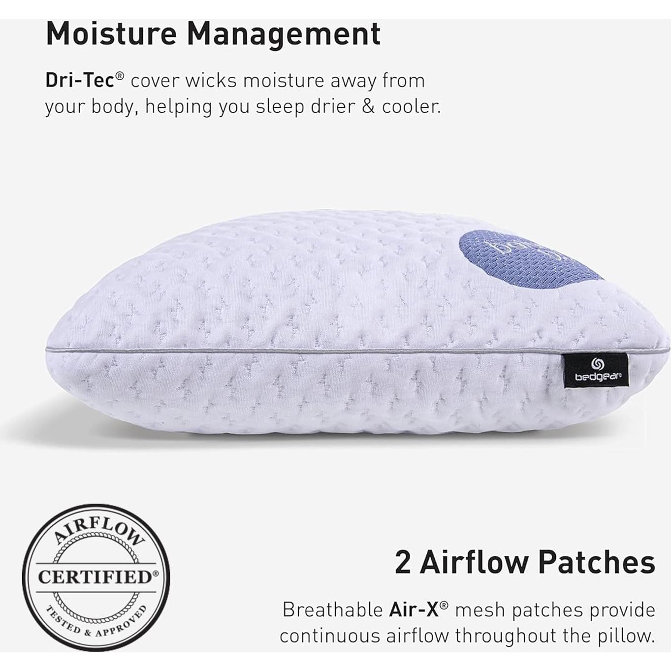 Almohada Bedgear Balance Performance 0.0 - Firmeza Media - 66x50.8cm