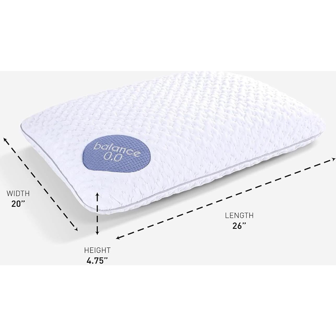 Almohada Bedgear Balance Performance 0.0 - Firmeza Media - 66x50.8cm