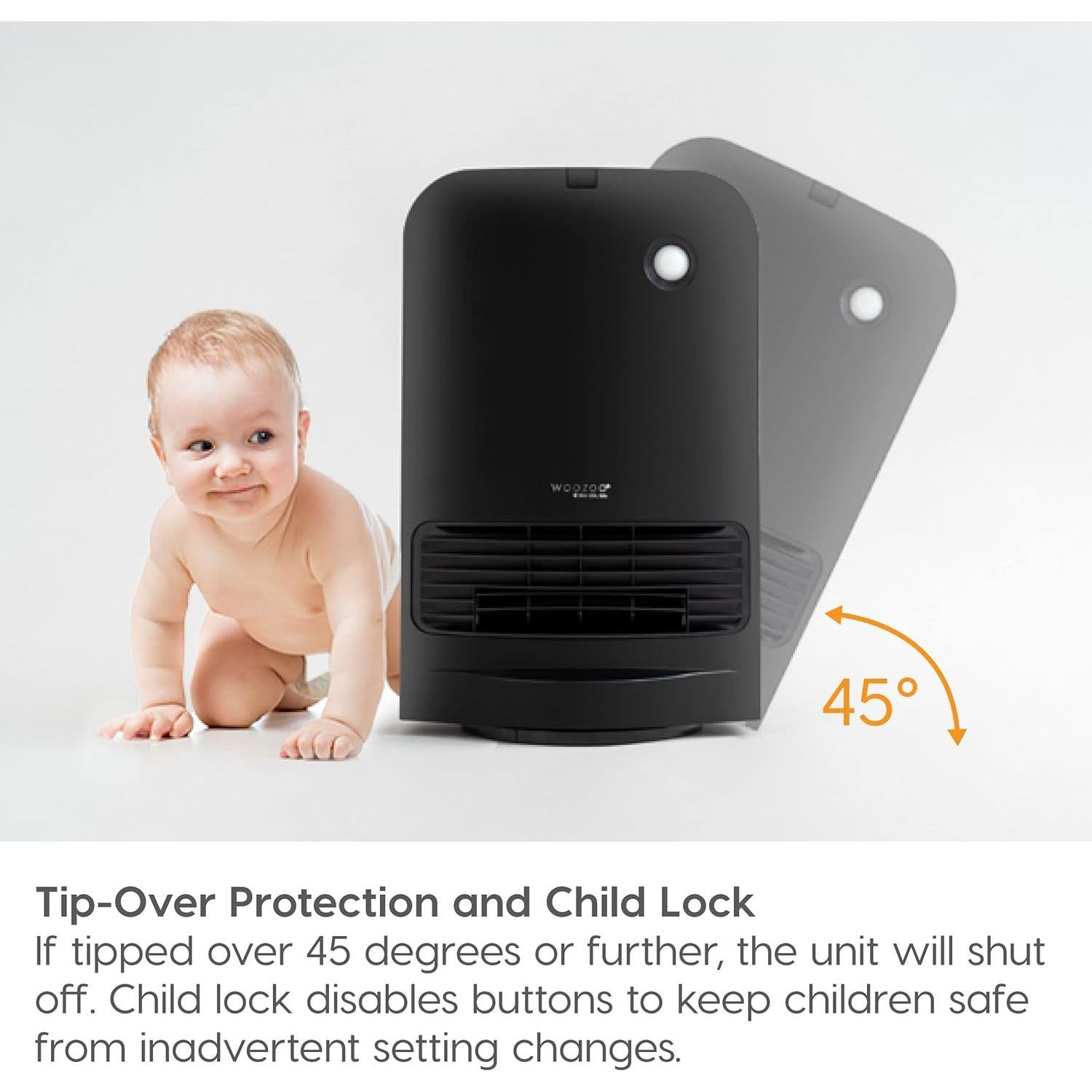 Calefactor Portátil IRIS USA 1500W con Sensor de Movimiento