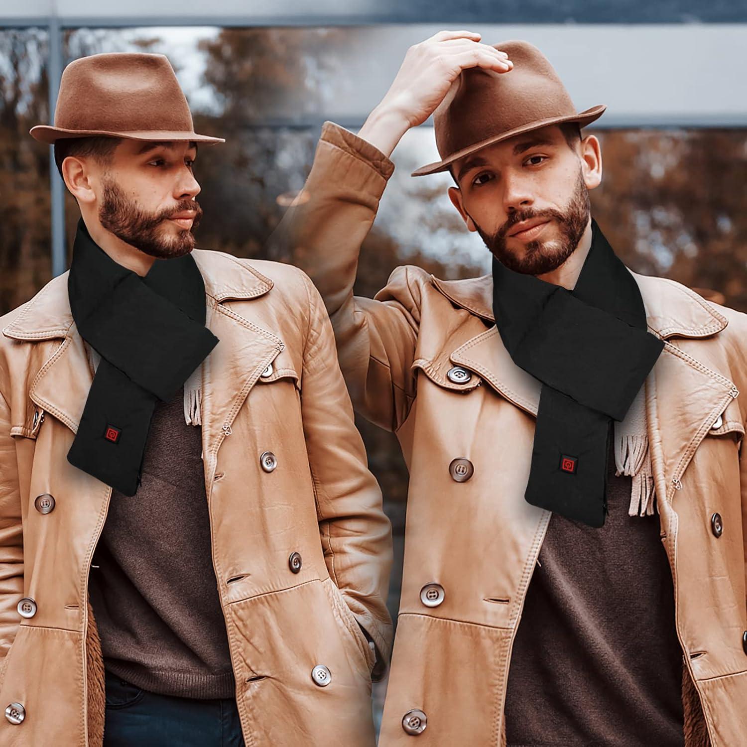 Bufanda Calentada Joytek 2024 Negra 5000mAh 3 Temperaturas