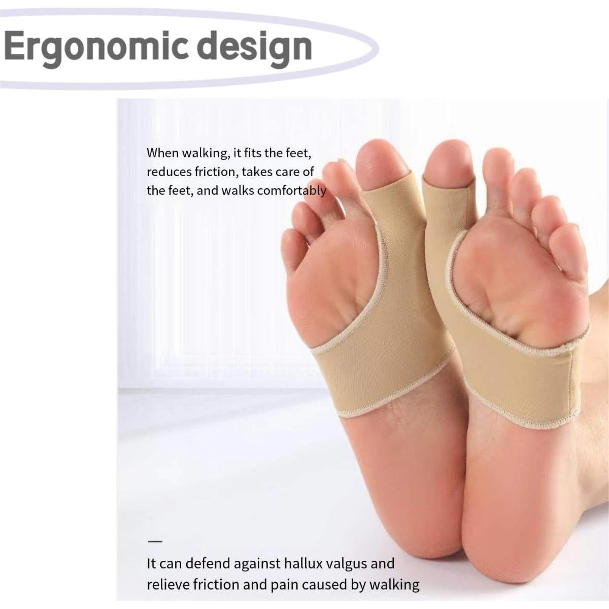 Cojines Correctores de Juanetes Eitonbu - Set de 4 Piezas Mediano