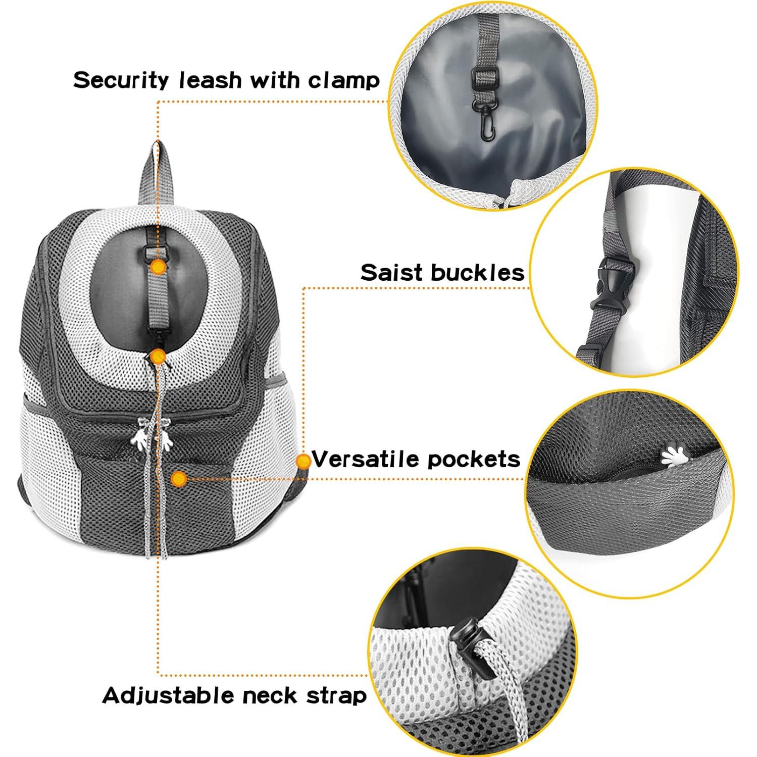 Mochila Transportadora para Perros Fhiny, Tamaño S y M