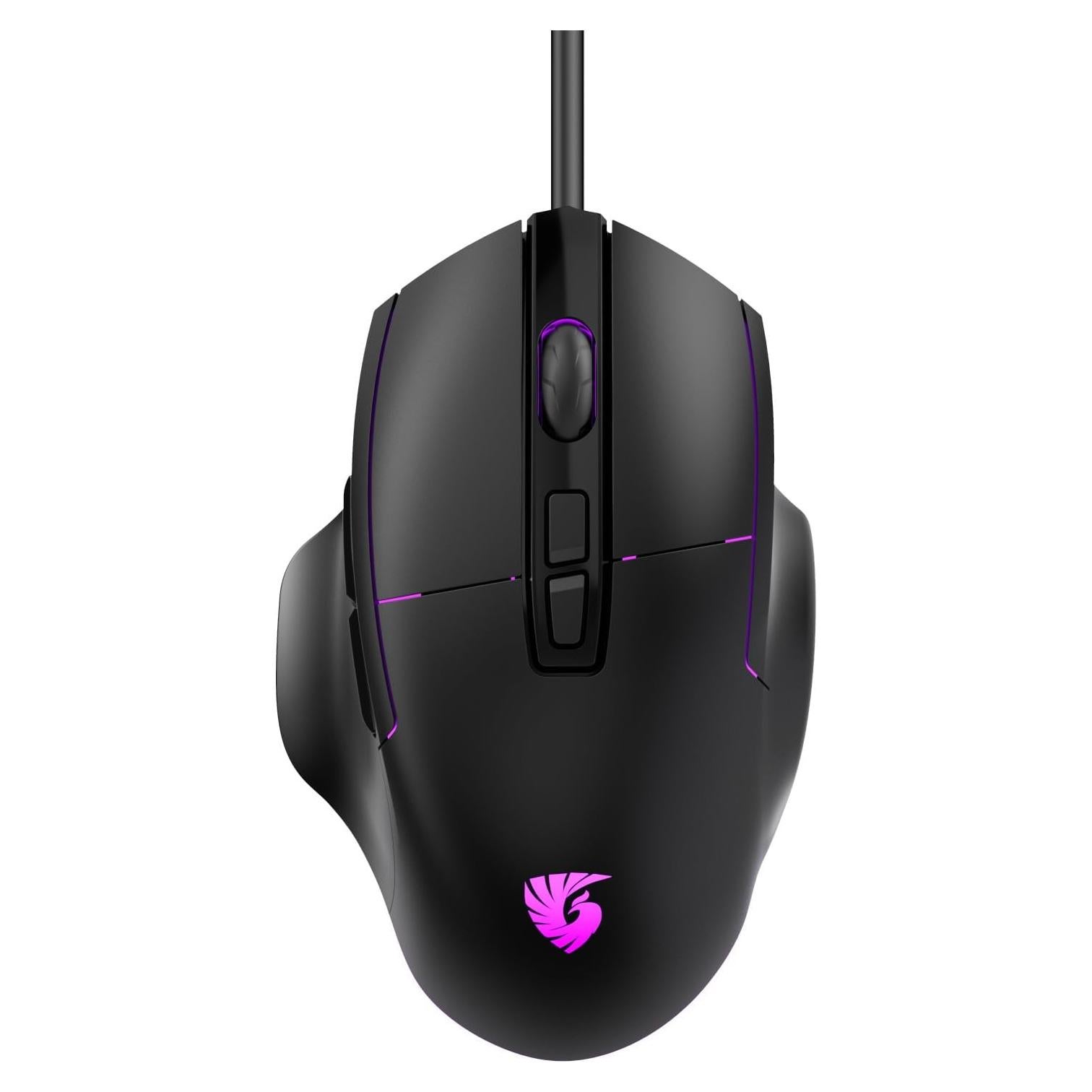 Ratón Gaming Chatreey con Cable 7200DPI 7 Botones Ergonómico
