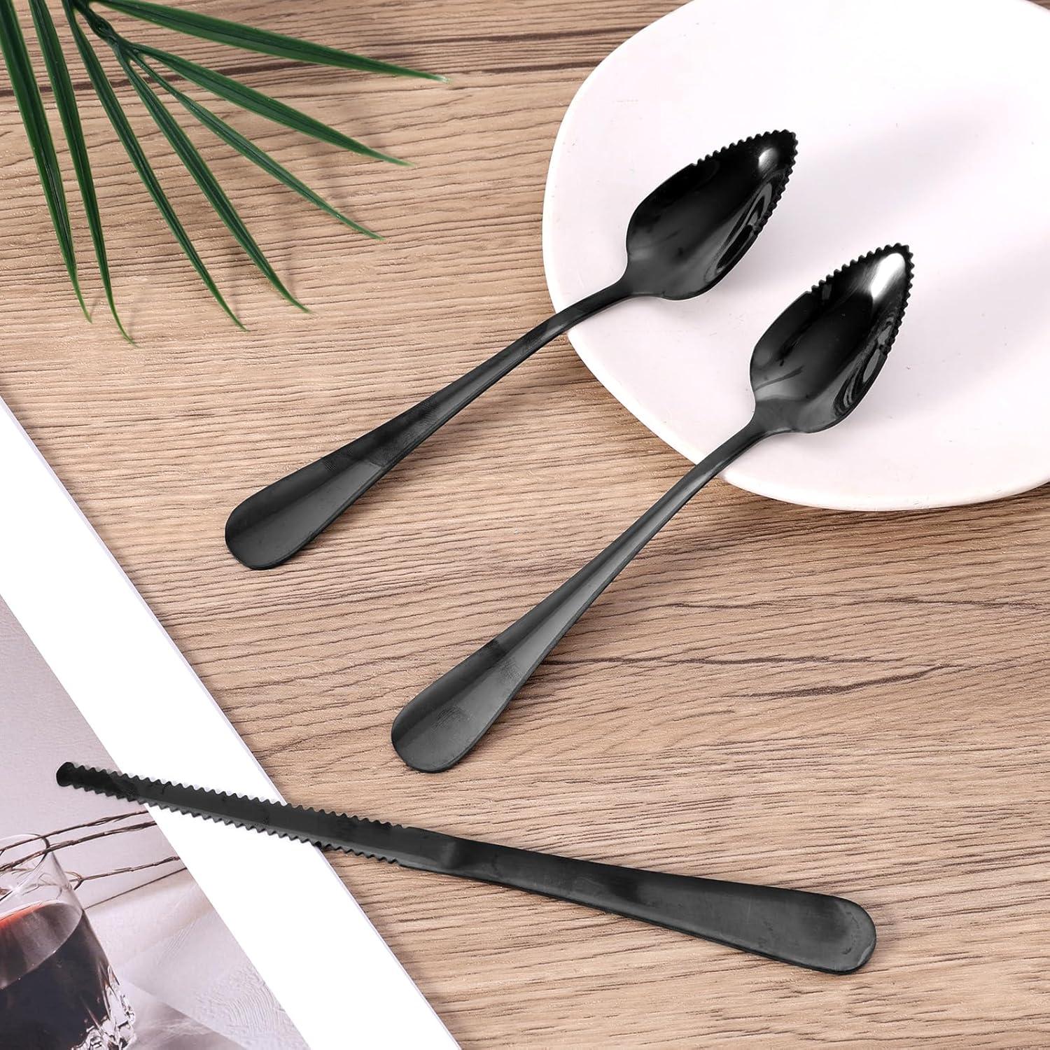 Juego de 3 Utensilios de Acero Inoxidable para Pomelo BOXOB