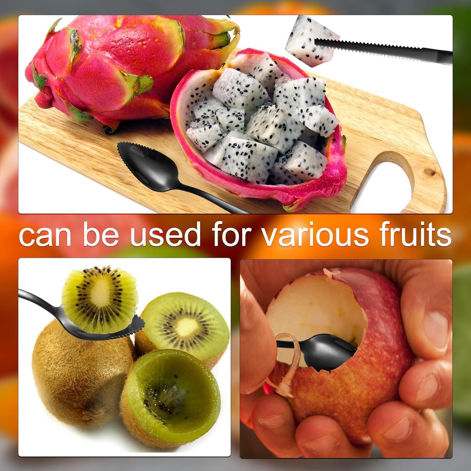 Juego de 3 Utensilios de Acero Inoxidable para Pomelo BOXOB