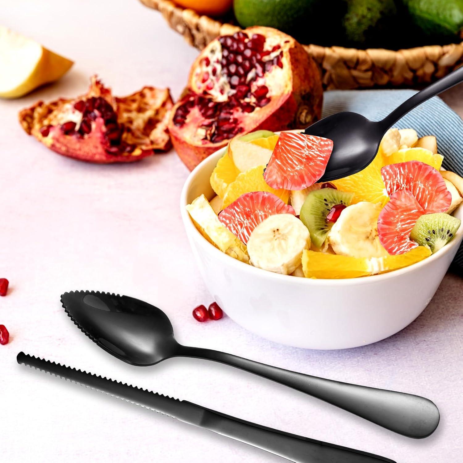 Juego de 3 Utensilios de Acero Inoxidable para Pomelo BOXOB