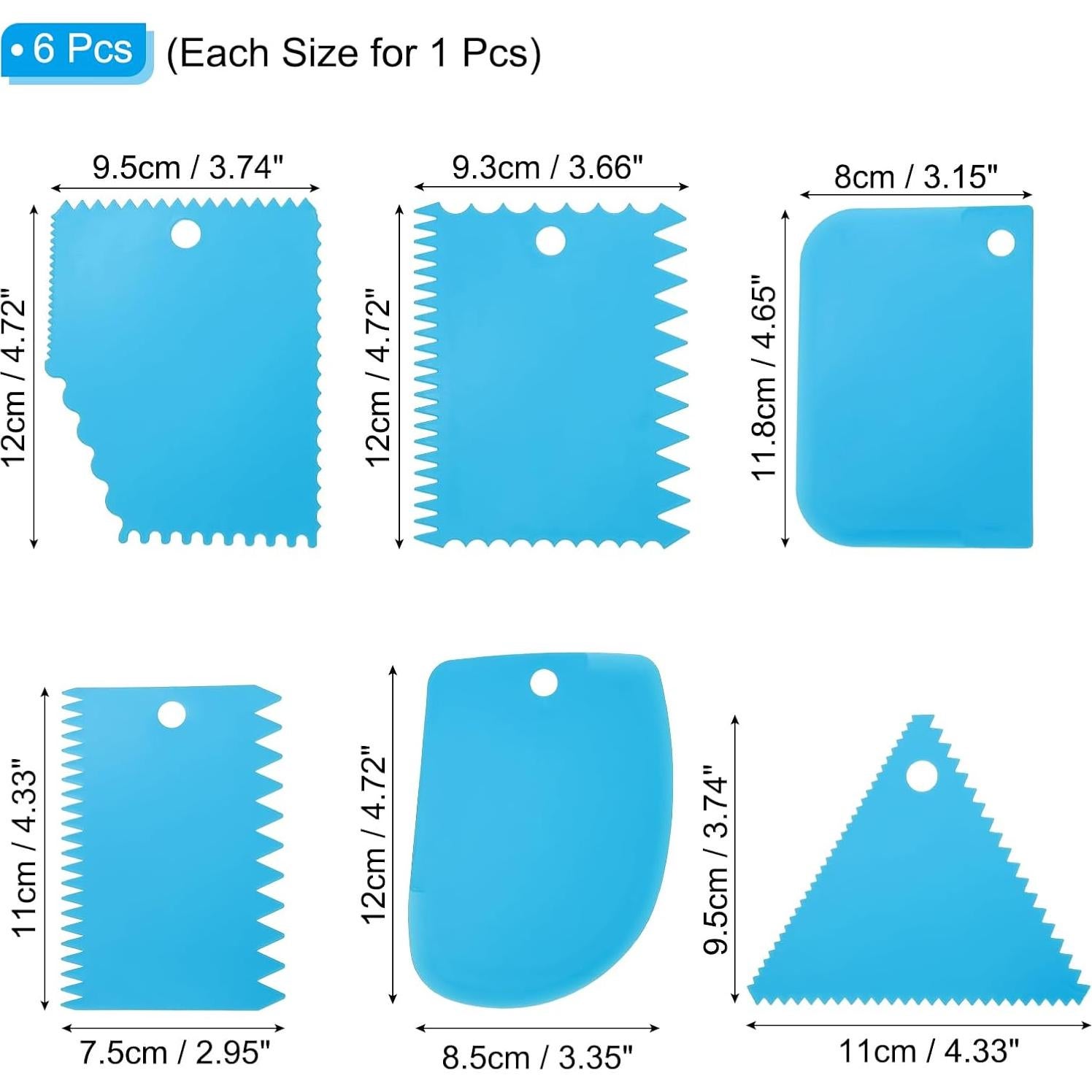Kit de Raspadores de Arcilla PATIKIL - 6 Piezas para Cerámica