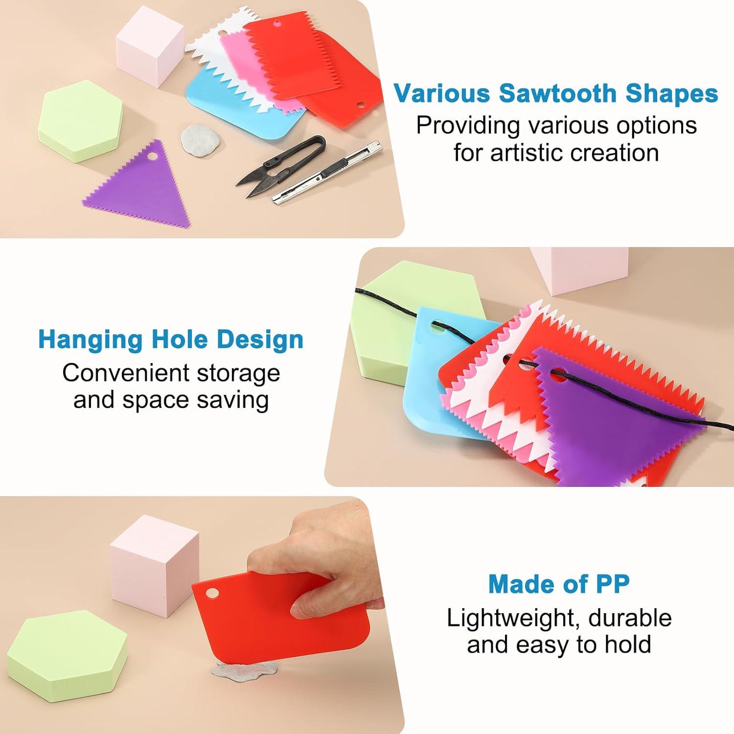 Kit de Raspadores de Arcilla PATIKIL - 6 Piezas para Cerámica