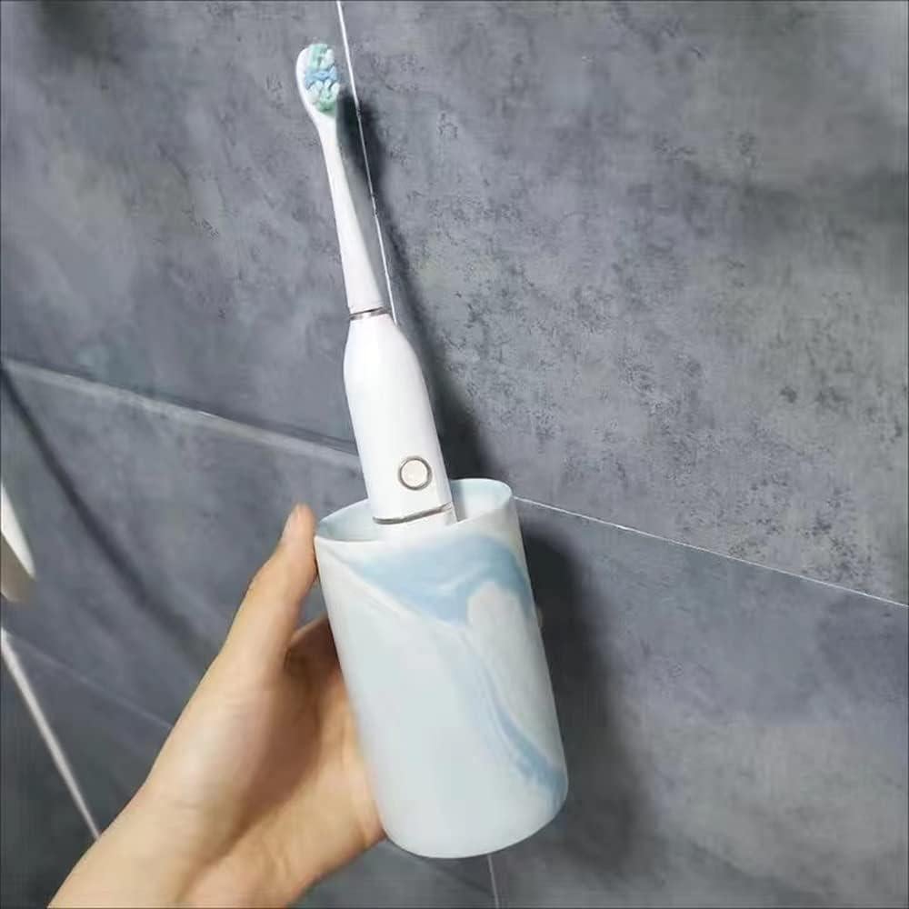 Taza de cerámica RabyLeo estilo mármol azul 300 ml