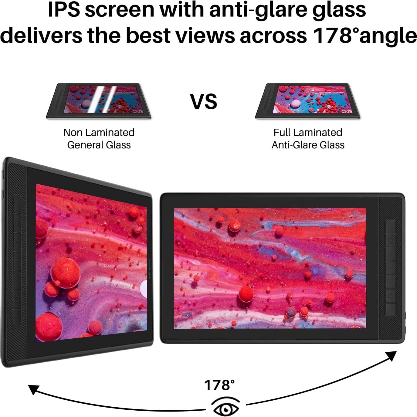 Tableta de Dibujo Huion Kamvas Pro 13 2.5K QHD 13.3"