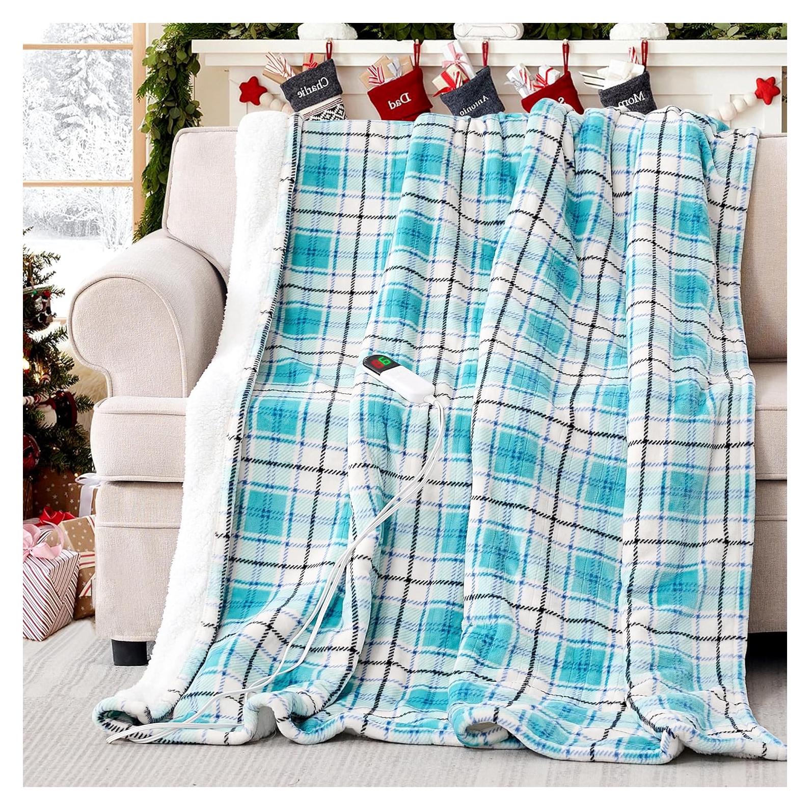 Manta Eléctrica PTQ 127x152cm Calor Rápido 8 Niveles