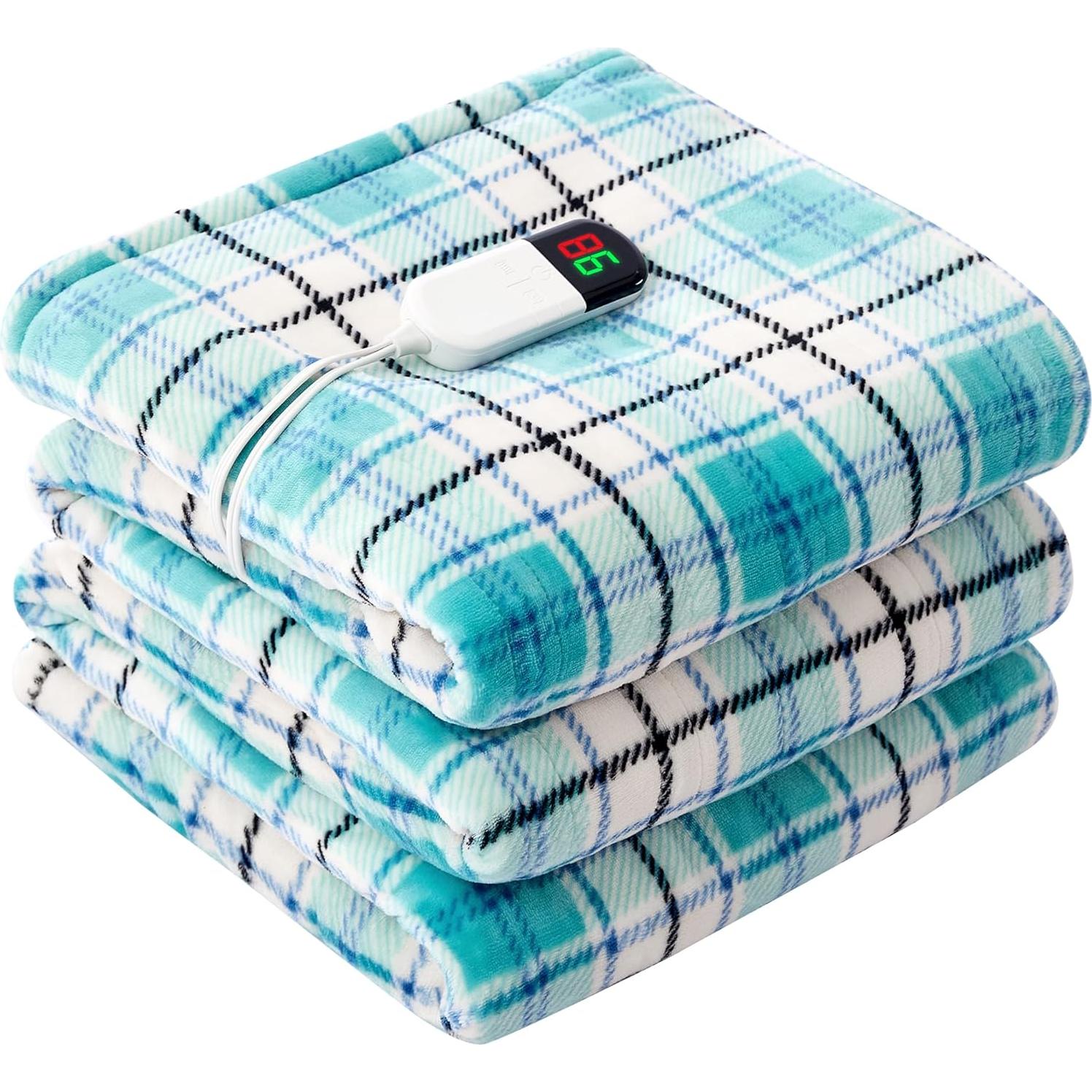 Manta Eléctrica PTQ 127x152cm Calor Rápido 8 Niveles