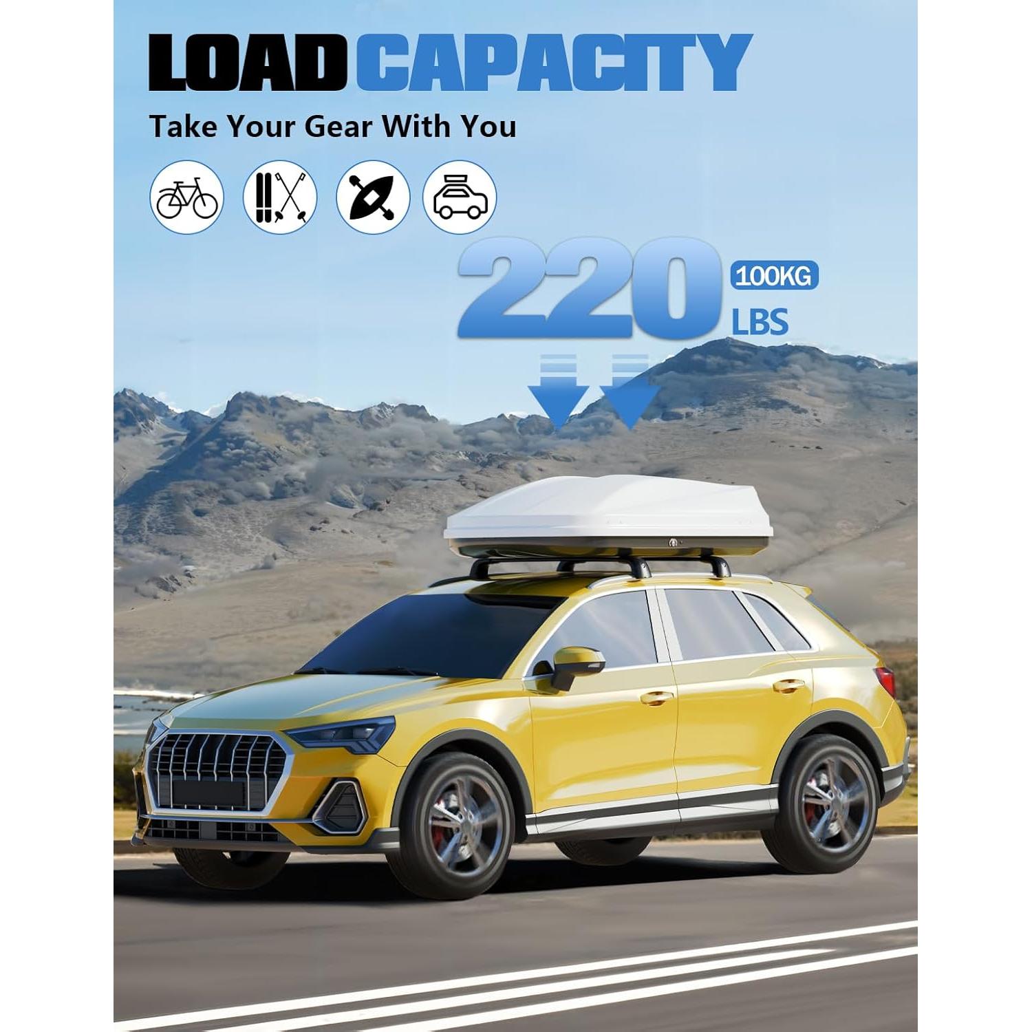 Barras Transversales de Techo FengYu FY102-37 para Audi Q3 2019-2025