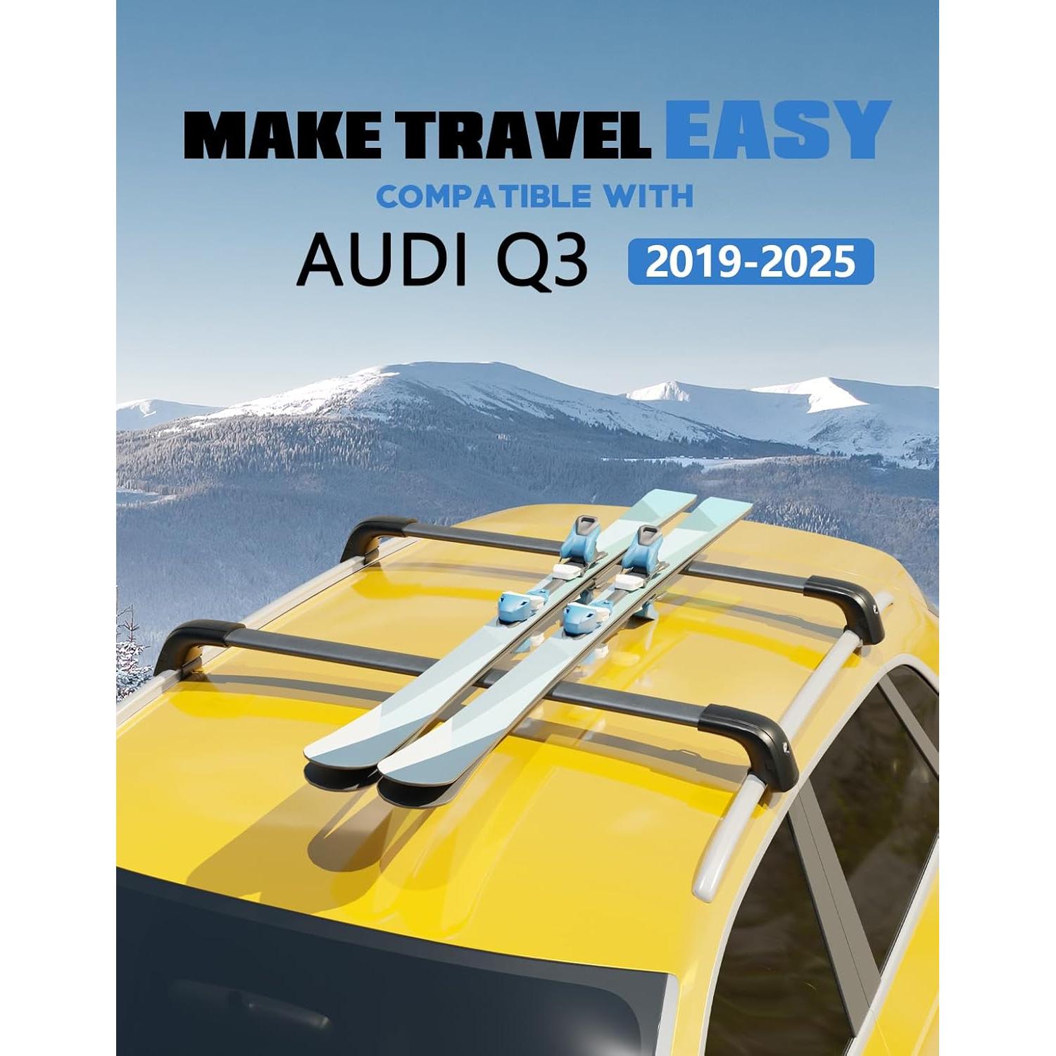 Barras Transversales de Techo FengYu FY102-37 para Audi Q3 2019-2025