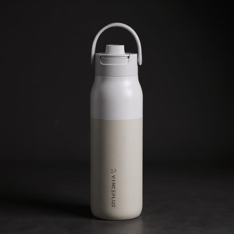 Botella de Agua Aislada VINCEPLUS 680 ml Blanca Mate