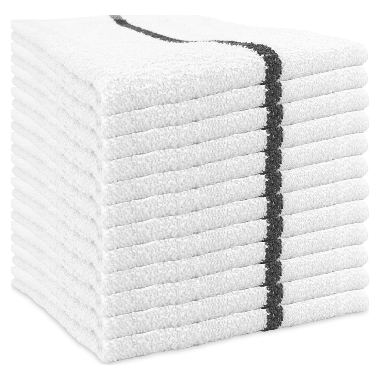 Toallas de Cocina Arkwright 12 Pzas 100% Algodón Secado Rápido