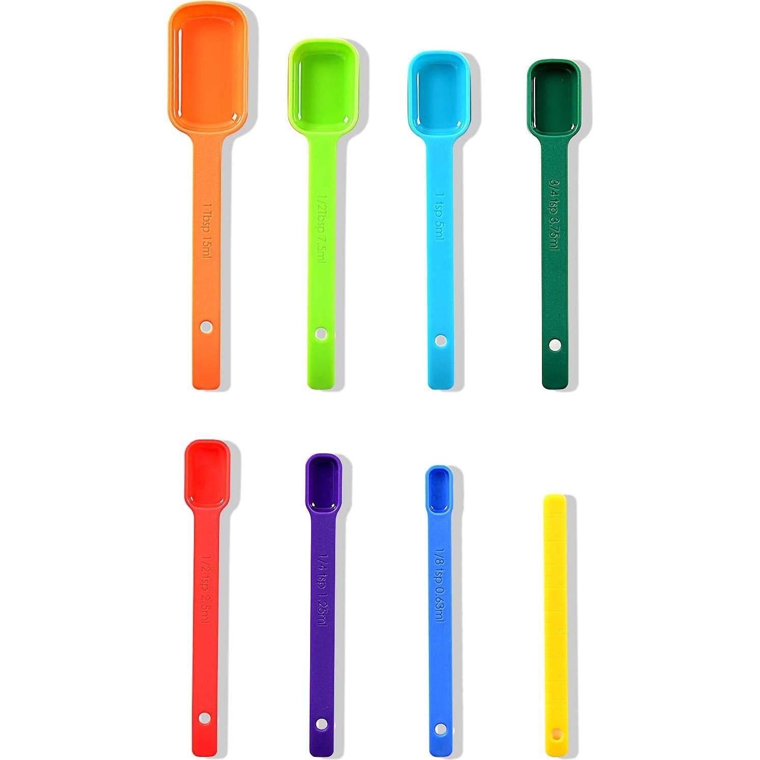 Juego de Tazas y Cucharas Medidoras DOTINGHUX 15 Piezas